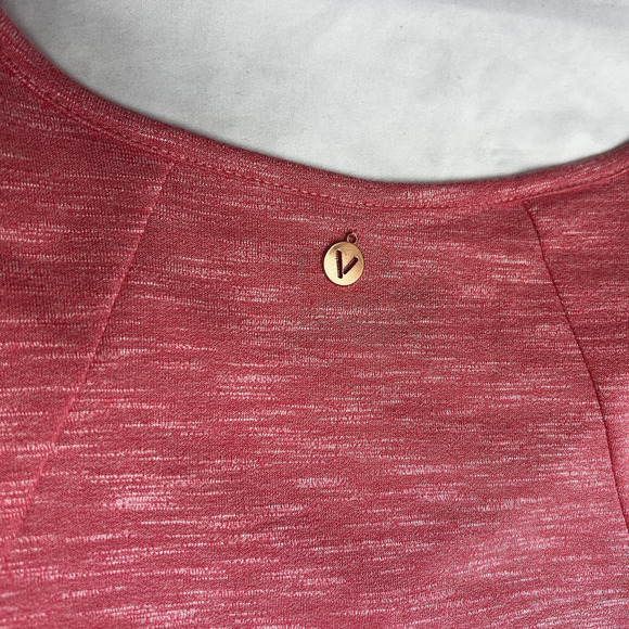 Livi Lane Bryant Lightweight Short Sleeve Sweatshirt V Neck Plus Size 22/24 Pink - Picture 4 of 6